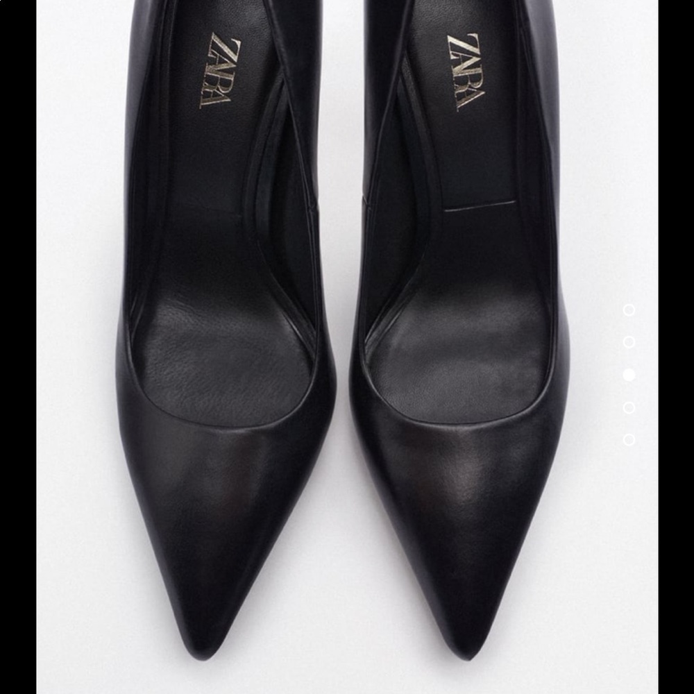NWT  Zara high heels leather pumps - Picture 2 of 7